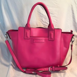 Pink Leather Vera Bradley tote
